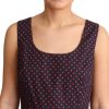 Chic Polka Dotted A-Line Sleeveless Dress - Image 5