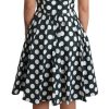 Chic Polka Dot A-line Sleeveless Dress - Image 4