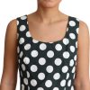Chic Polka Dot A-line Sleeveless Dress - Image 5