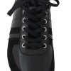 Elegant Black Leather Sport Sneakers - Image 4