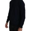 Elegant Dark Blue Pullover Sweater - Image 2