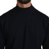 Elegant Dark Blue Pullover Sweater - Image 4