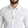 Elegant White Cotton Dress Shirt - Image 4