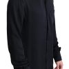 Elegant Jacquard Silk Casual Shirt - Image 2