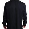 Elegant Jacquard Silk Casual Shirt - Image 3