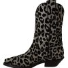 Elegant Leopard Print Mid Calf Boots - Image 5