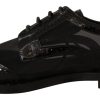 Elegant Gold-Trimmed Black Oxford Lace-Ups - Image 4