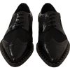 Elegant Gold-Trimmed Black Oxford Lace-Ups - Image 7