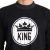 Regal Crown Motive Crewneck Sweater - Image 3