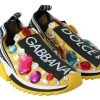 Embellished Yellow Sorrento Sneakers - Image 6