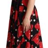 Sicilian Bag Print Sleeveless Midi Dress - Image 2