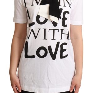 Chic Love Slogan Silk Cotton Tee