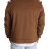 Elegant Double Breasted Shearling Jacket - Image 3