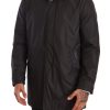 Elegant Black Trench Coat for Sophisticated Men - Image 5
