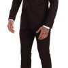 Elegant Bordeaux Striped Martini Suit - Image 2