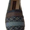 Elegant Woven Leather Espadrilles - Image 4