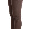Chic Brown Skinny Mid Waist Cropped Pants - Image 2