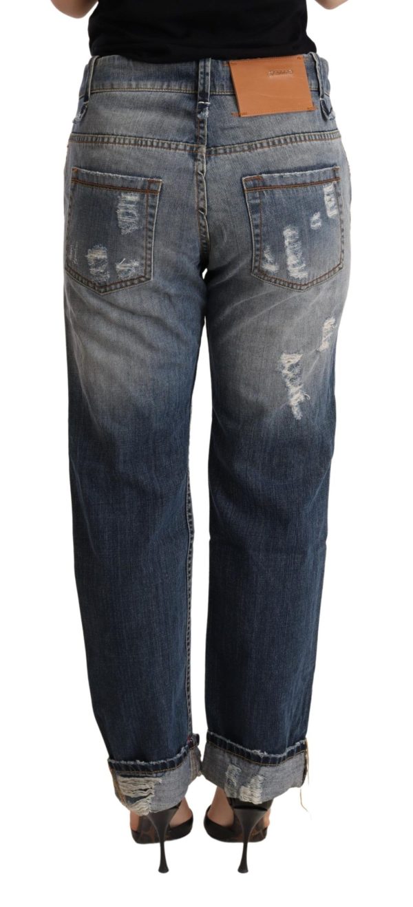 Authentic Mid Waist Baggy Denim Jeans - Image 3