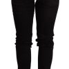 Elegant Slim Fit Black Denim - Image 3