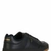 Elegant Black Low-Top Leather Sneakers - Image 3
