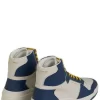 Elevate Your Style with Mid-Top Blue Luxury Sneakers - Image 2
