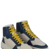 Elevate Your Style with Mid-Top Blue Luxury Sneakers - Image 3