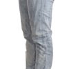 Chic Light Blue Push Up Denim Jeans - Image 2