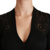 Alluring Silk Blend Lace Cardigan - Image 6
