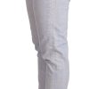 Light Blue Cotton Push Up Denim Jeans - Image 2