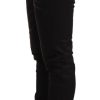 Sleek Black Washed Skinny Jeans - Image 3