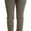 Chic Green Low Waist Skinny Jeans - Image 3