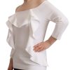 Chic Off-Shoulder Long Sleeve Blouse - Image 2