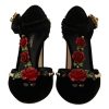 Elegant Velvet T-Strap Mary Jane Pumps - Image 2
