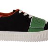 Stylish Multicolor Low Top Lace-Up Sneakers - Image 2