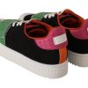 Stylish Multicolor Low Top Lace-Up Sneakers - Image 7