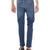 Blue Cotton Slim Men Jeans - Image 2