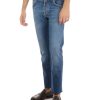 Blue Cotton Slim Men Jeans - Image 3