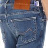 Blue Cotton Slim Men Jeans - Image 5