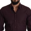 Regal Purple Slim Fit Dress Shirt - Image 2
