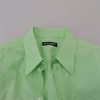Mint Green Slim Fit Casual Button-Down Shirt - Image 7