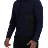 Svelte Dark Blue Cotton Shirt - Image 3