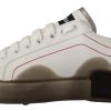 Elegant White Leather Sneakers - Image 4