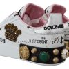 Queen Crown Chic Leather Sneakers - Image 3