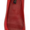 Red Suede Crystal Loafers - Exquisite Elegance - Image 6