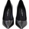 Elegant Black Gold Detail Heels Pumps - Image 6