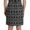 Elegant Jacquard Bodycon Shift Dress - Image 3