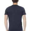 Blue Cotton Men T-Shirt - Image 3