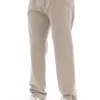 Beige Cotton Men Chino Pants - Image 2