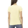 Yellow Cotton Women T-Shirt - Image 3