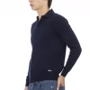 Blue Cotton Men Shirt - Image 2